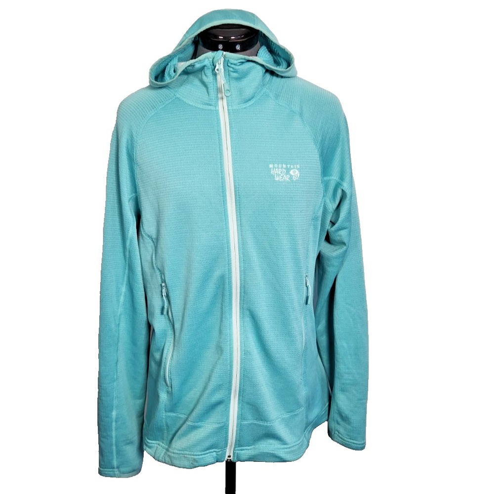 Mountain Hard Wear Polartec Full Zip Hooded Lightweight Athletic‎ Jacket